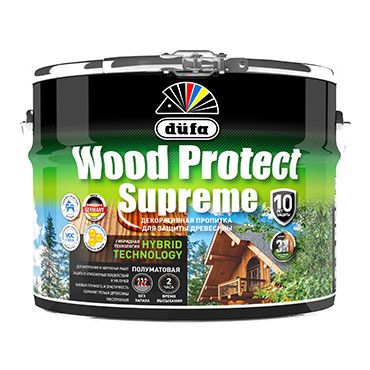 WOOD PROTECT Supreme, горная сосна 9л "Dufa" Пропитка