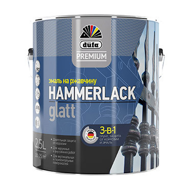 HAMMERLACK МОЛОТКОВАЯ чёрная 2,5л "DufaPremium" Эмаль (под заказ)