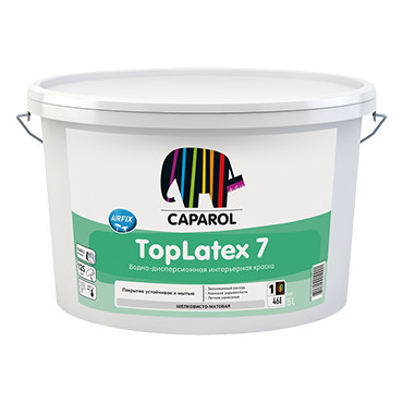 TopLatex 7 база1 10л Caparol краска ВД для внутренних работ