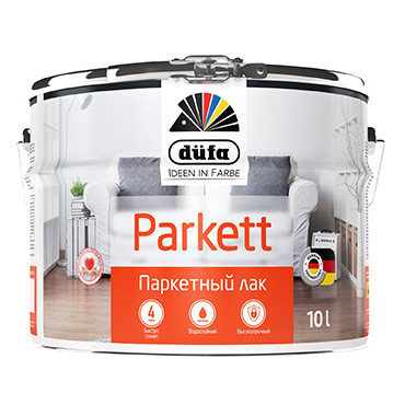PARKETT паркетный полуматовый 10л "DufaRetail" Лак (под заказ) PARKETT паркетный полуматовый 10л "DufaRetail" Лак (под заказ)